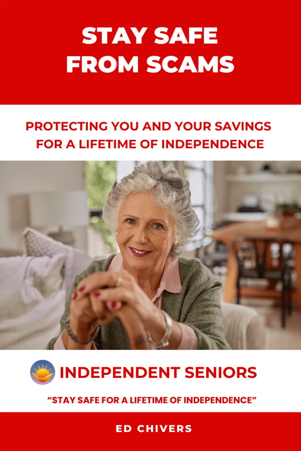 Cover of Stay Safe From Scams, Book 3 of the Stay Safe Series.