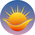 Independent Seniors logo — a smiling sunrise, symbolizing a new day
